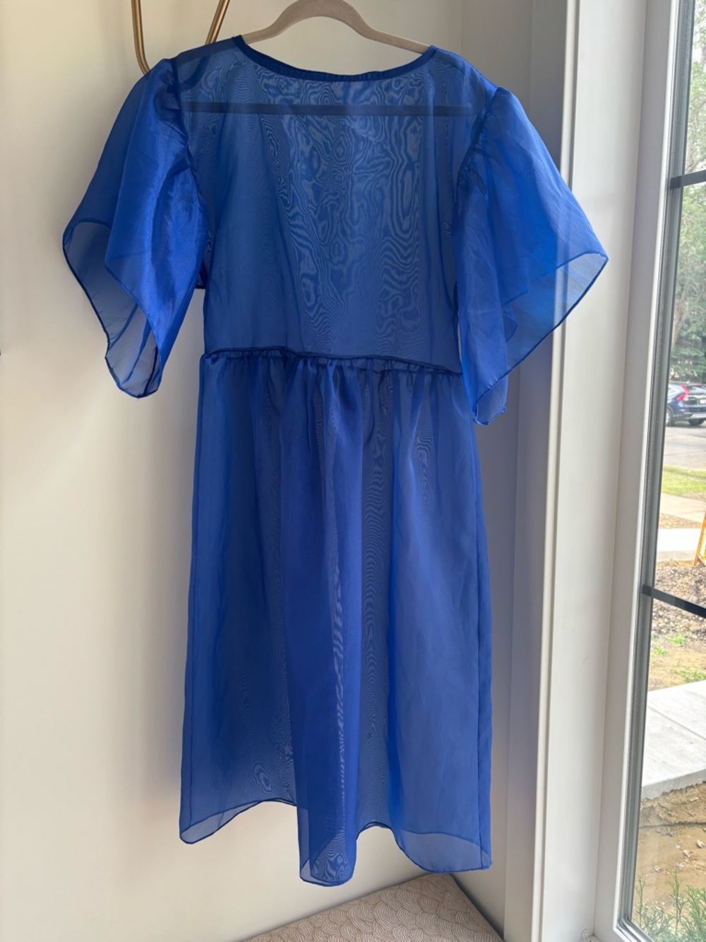 Handmade organza over dress